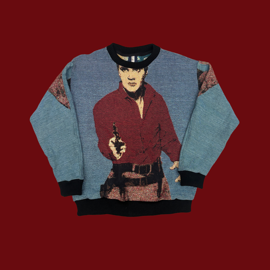 Elvis X Andy Warhol Tapestry Sweatshirt SIZE L