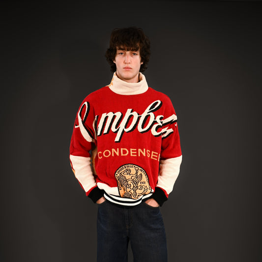 Campbell's Soup Tapestry Sweatshirt SIZE L
