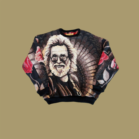 Jerry Garcia Tapestry Sweatshirt SIZE M/L