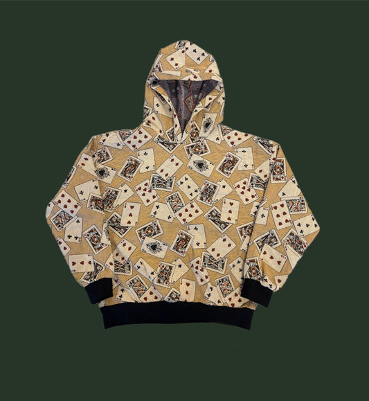 Playing Card Tapestry Hoodie SIZE M