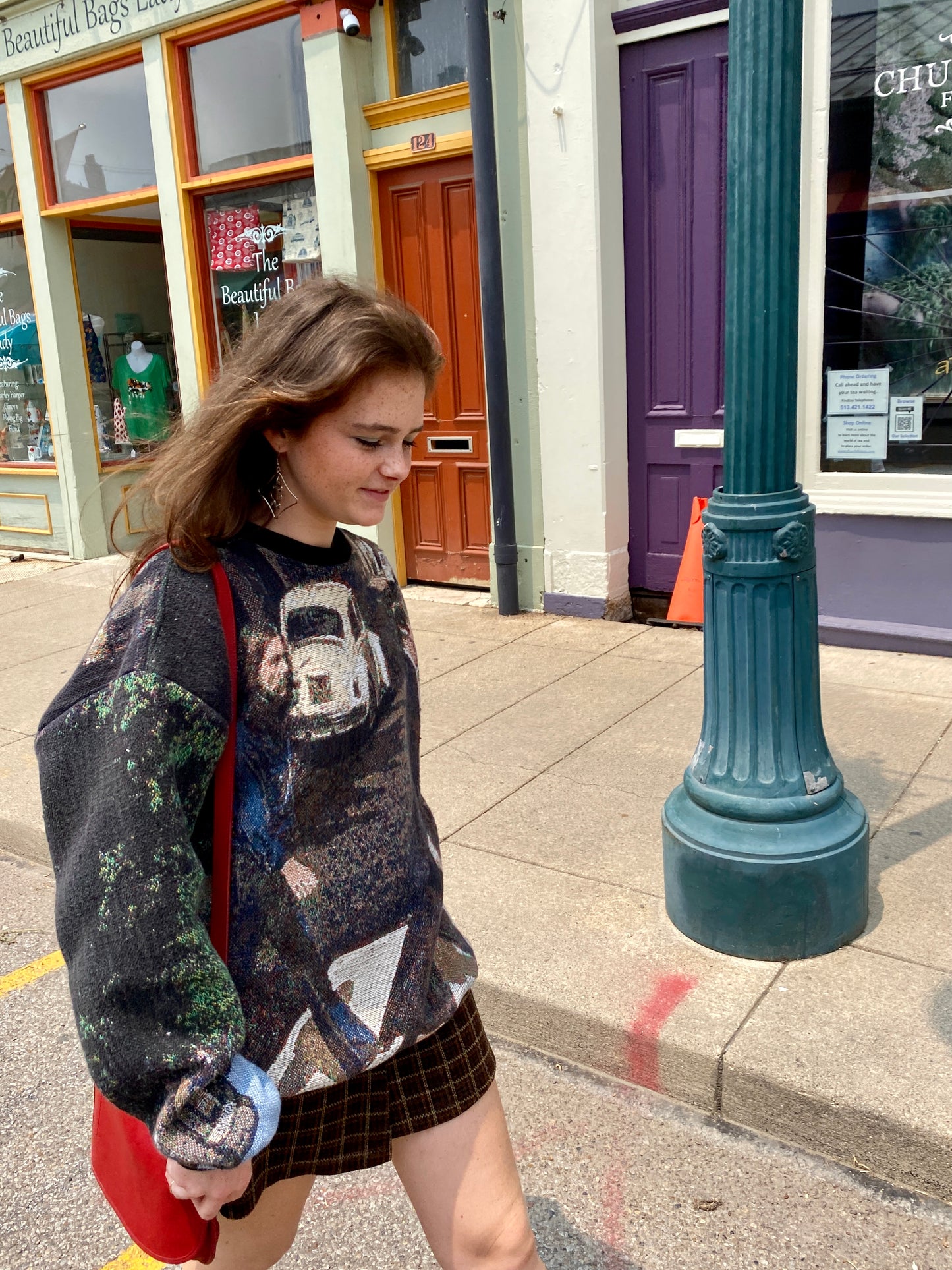 Abbey Road Tapestry Sweatshirt SIZE LARGE