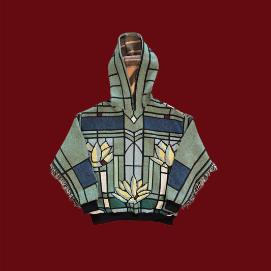 Frank Lloyd Wright Tapestry Hoodie SIZE L