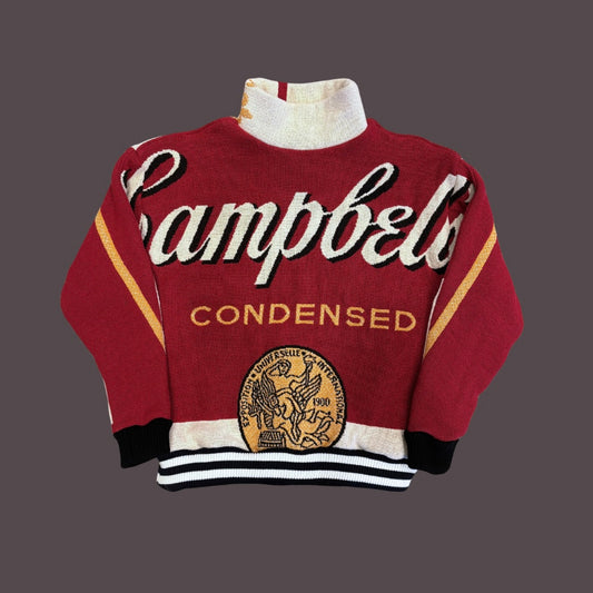 Campbell's Soup Tapestry Sweatshirt SIZE L