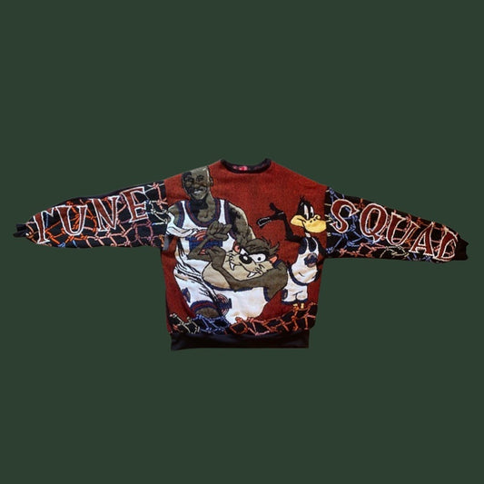 Tune Squad Tapestry Sweatshirt (no fringe) MENS L