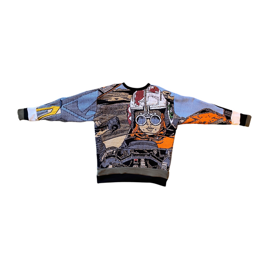 Star Wars Tapestry Sweatshirt SIZE M/L (no fringe)