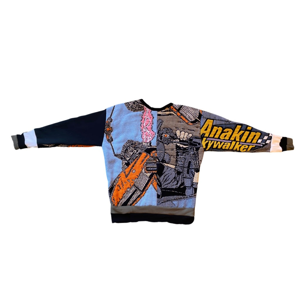 Star Wars Tapestry Sweatshirt SIZE M/L (no fringe)