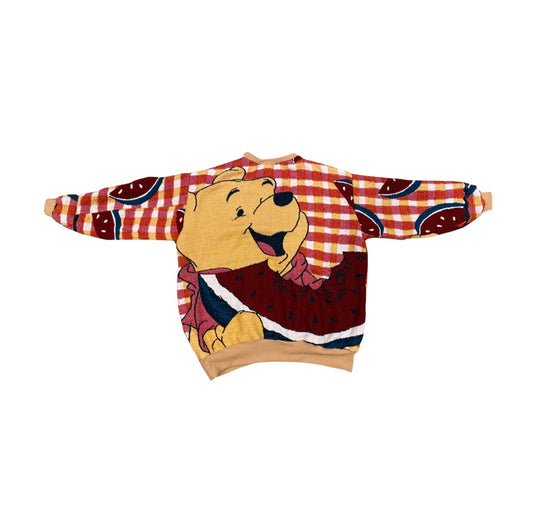 Winnie the Pooh Tapestry Sweatshirt (no fringe) SIZE LARGE