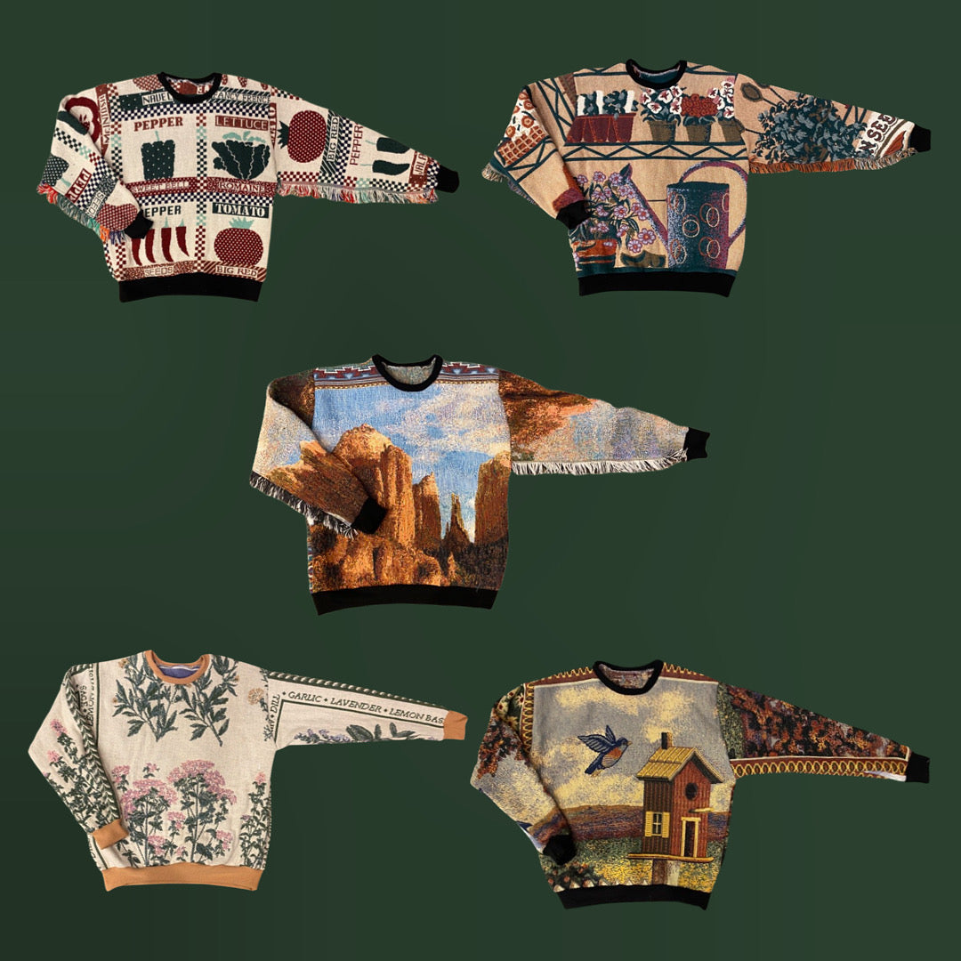Nature Tapestry Sweatshirt Drop