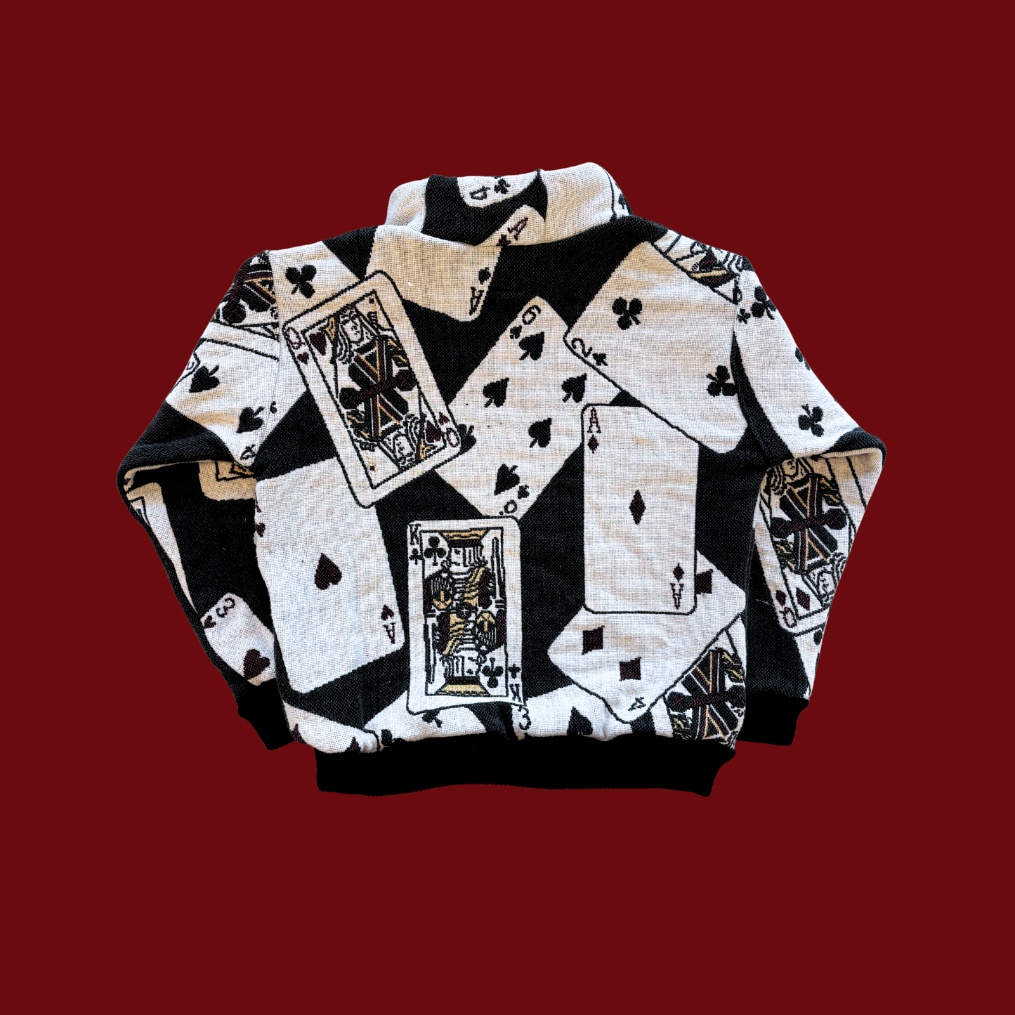 Cards Mock Neck SIZE L/XL