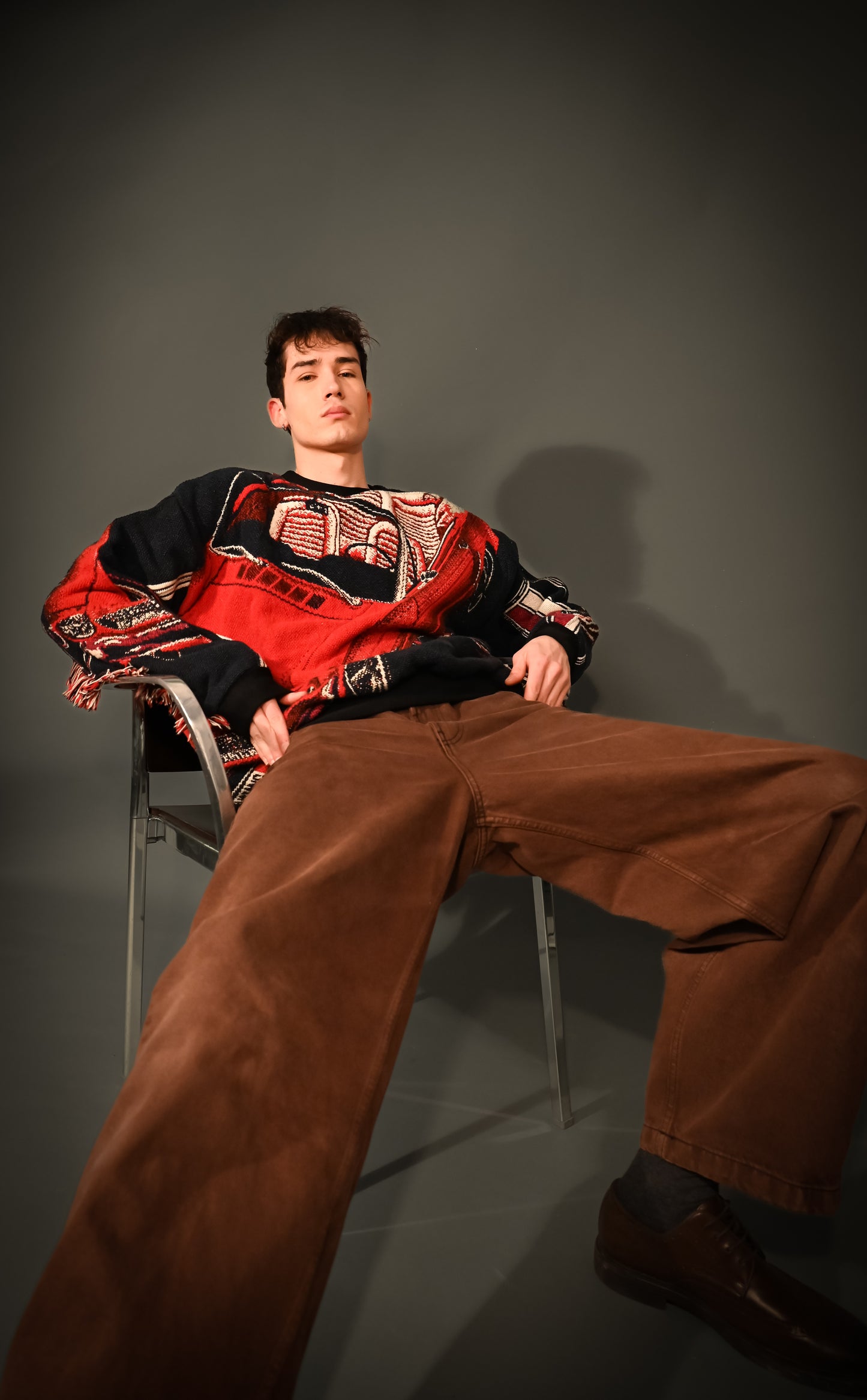 Mustang Tapestry Sweatshirt SIZE L