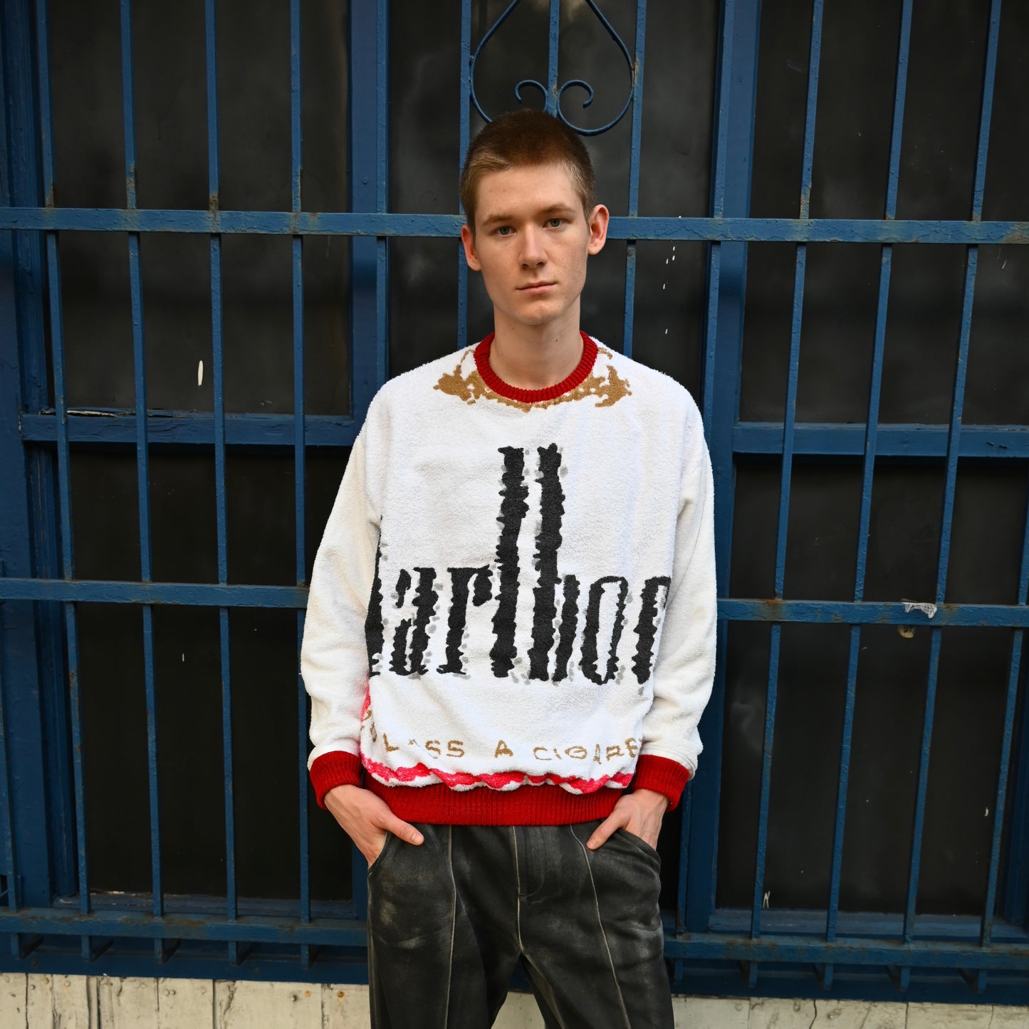 Marlboro Towel Sweatshirt SIZE M/L