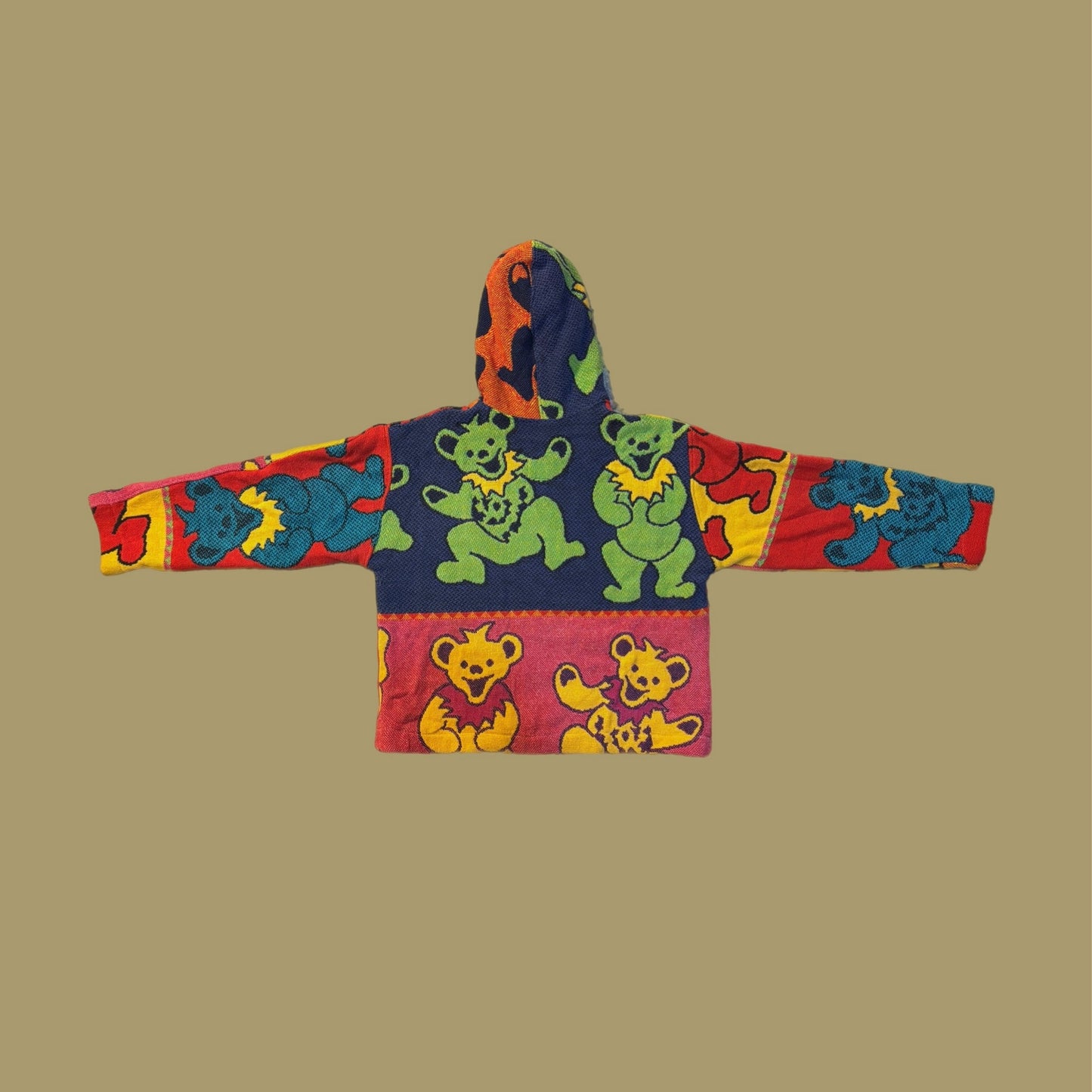 Dancing Bears Tapestry Hoodie SIZE M