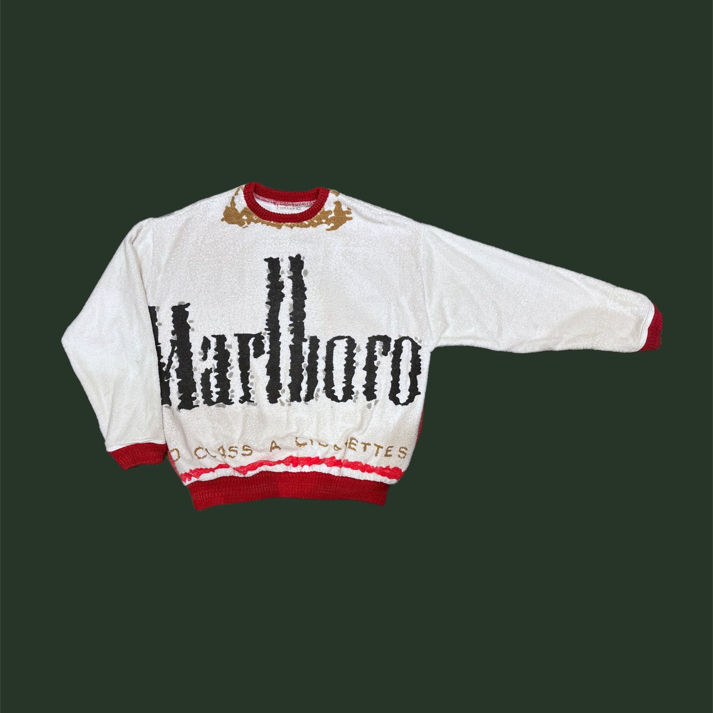 Marlboro Towel Sweatshirt SIZE M/L