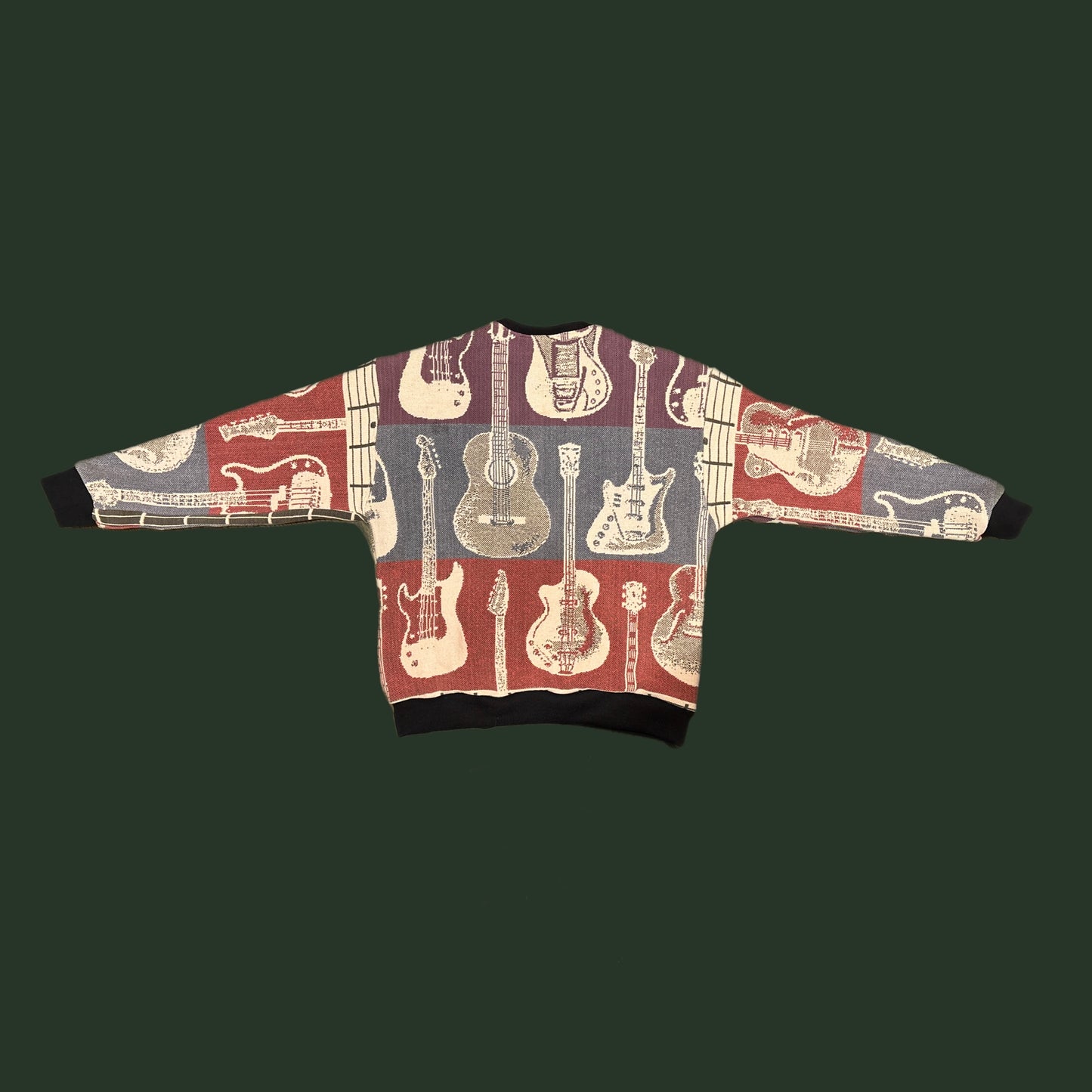 Guitar Tapestry Sweatshirt SIZE M