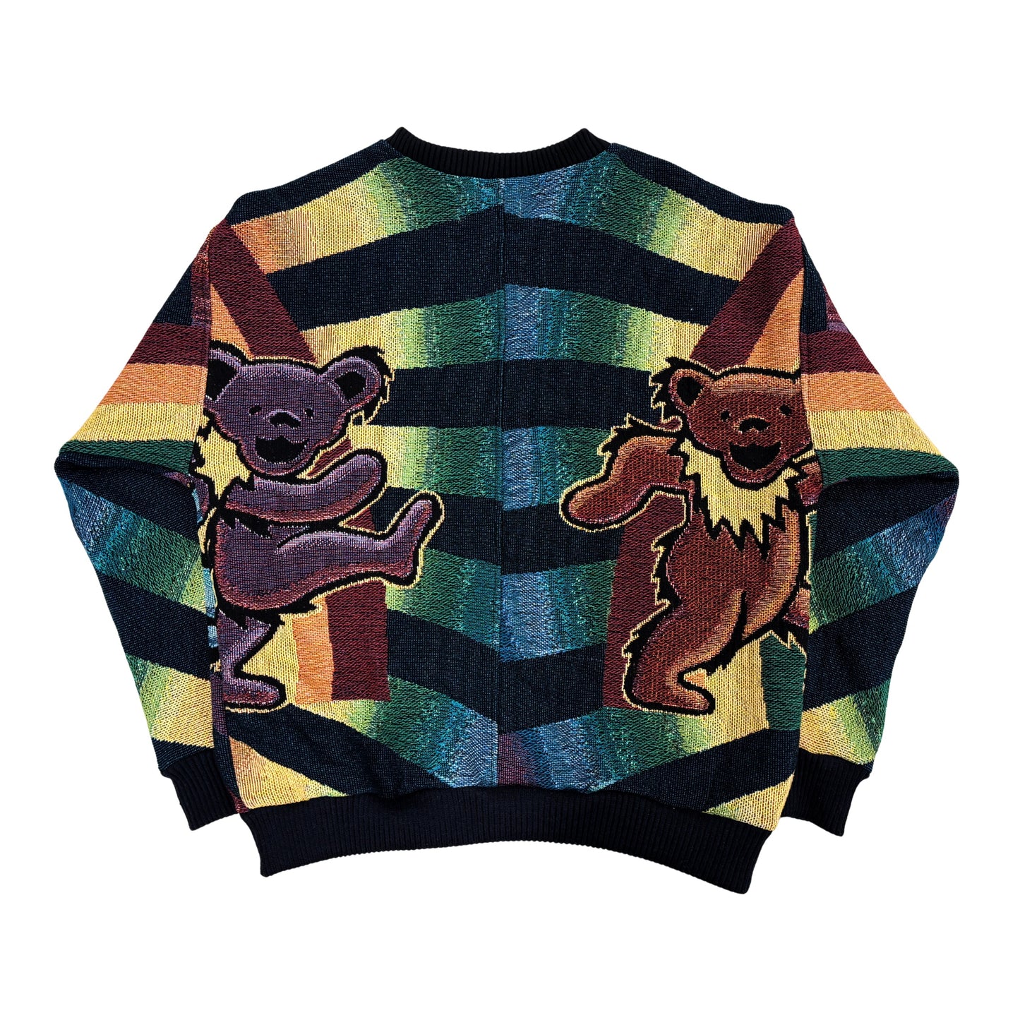 Dancing Bears Tapestry Crewneck SIZE L
