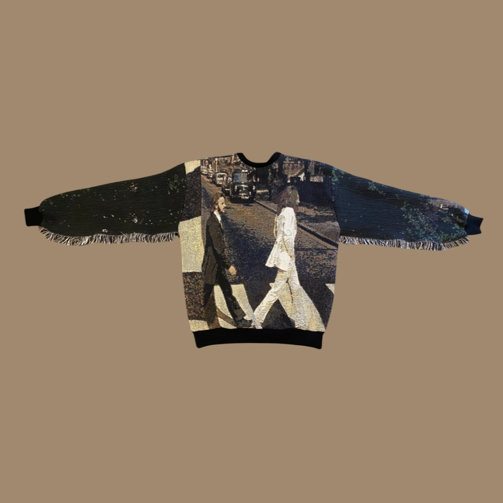 Abbey Road Tapestry Sweatshirt SIZE LARGE