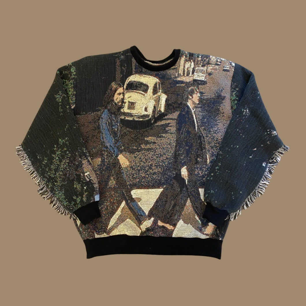 Abbey Road Tapestry Sweatshirt SIZE LARGE