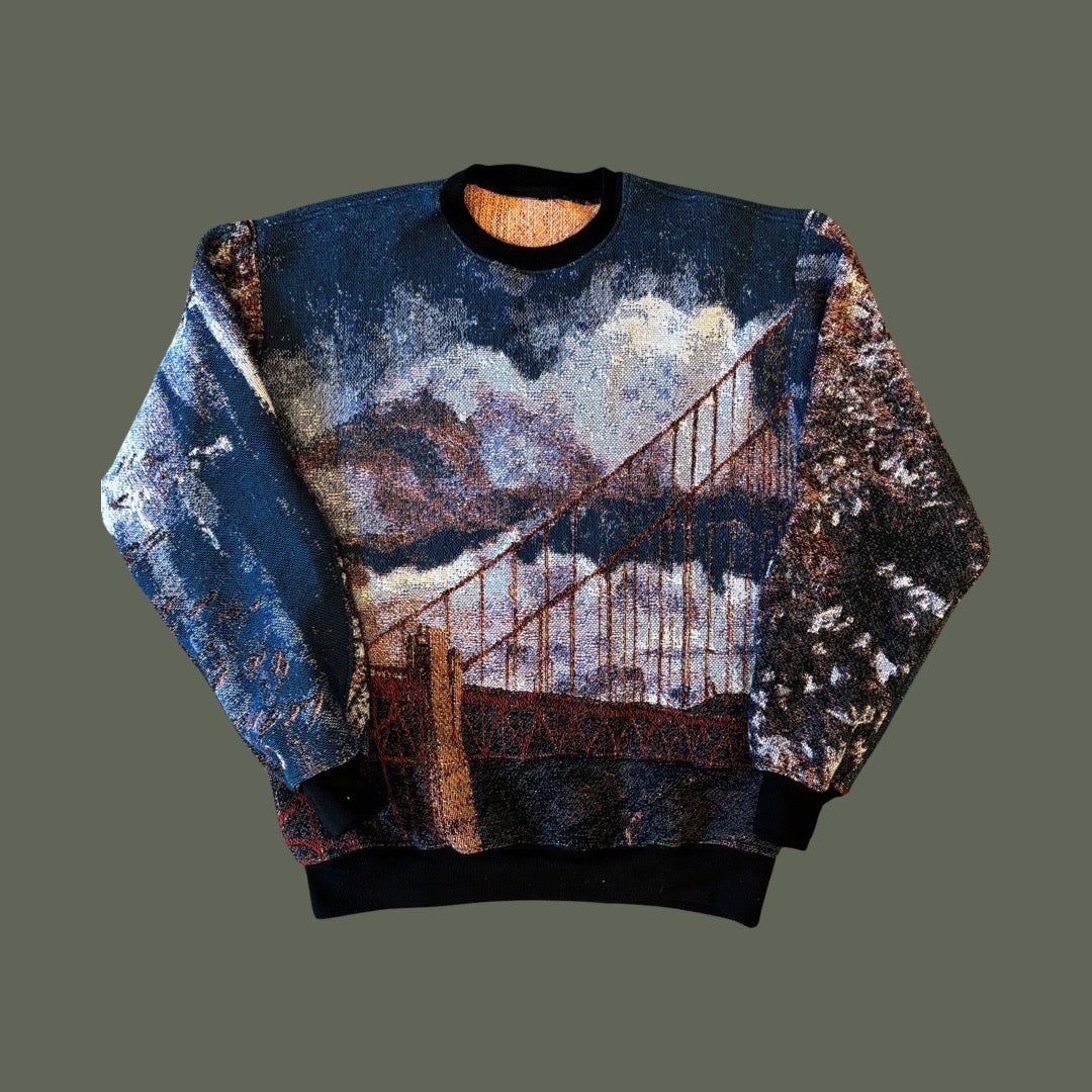Bridge Tapestry Sweatshirt Size M/L