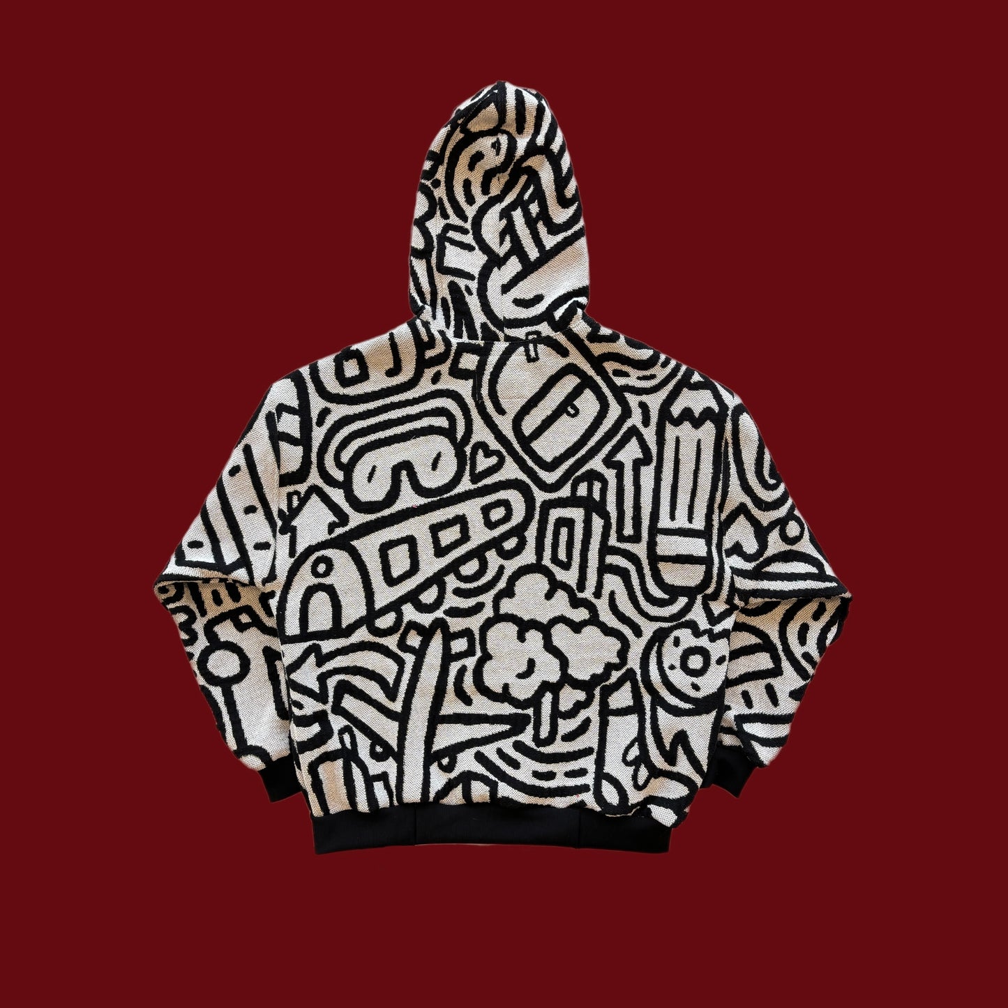 Timothy Goodman Tapestry Hoodie SIZE L
