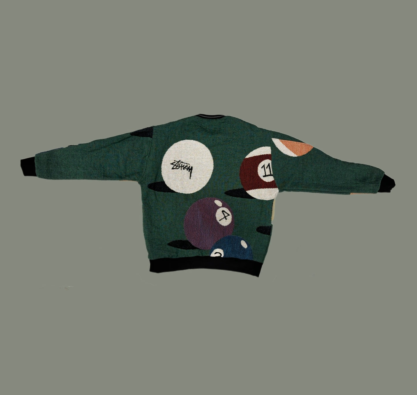 Stussy 8 Ball Tapestry Sweatshirt SIZE M/L