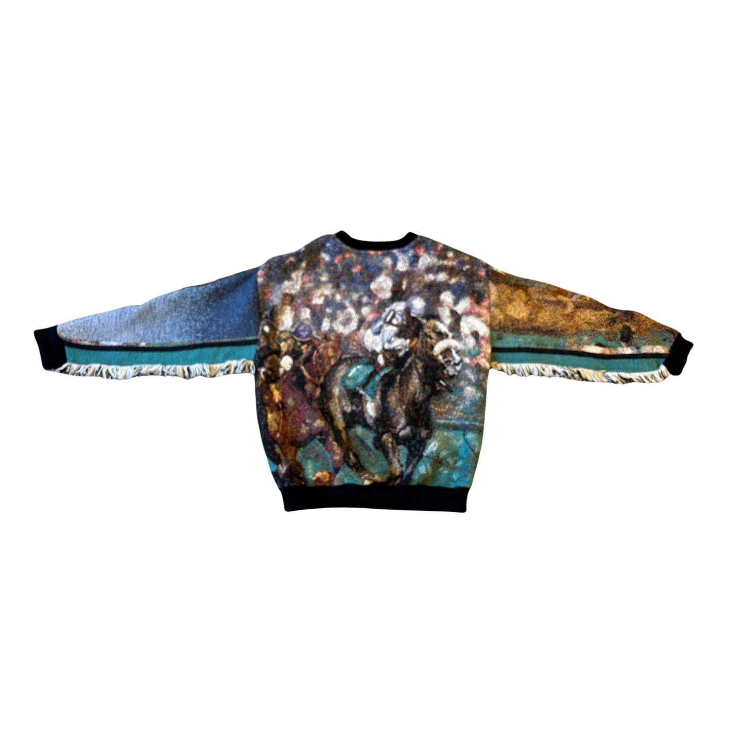 Horse Race Tapestry Crewneck SIZE L