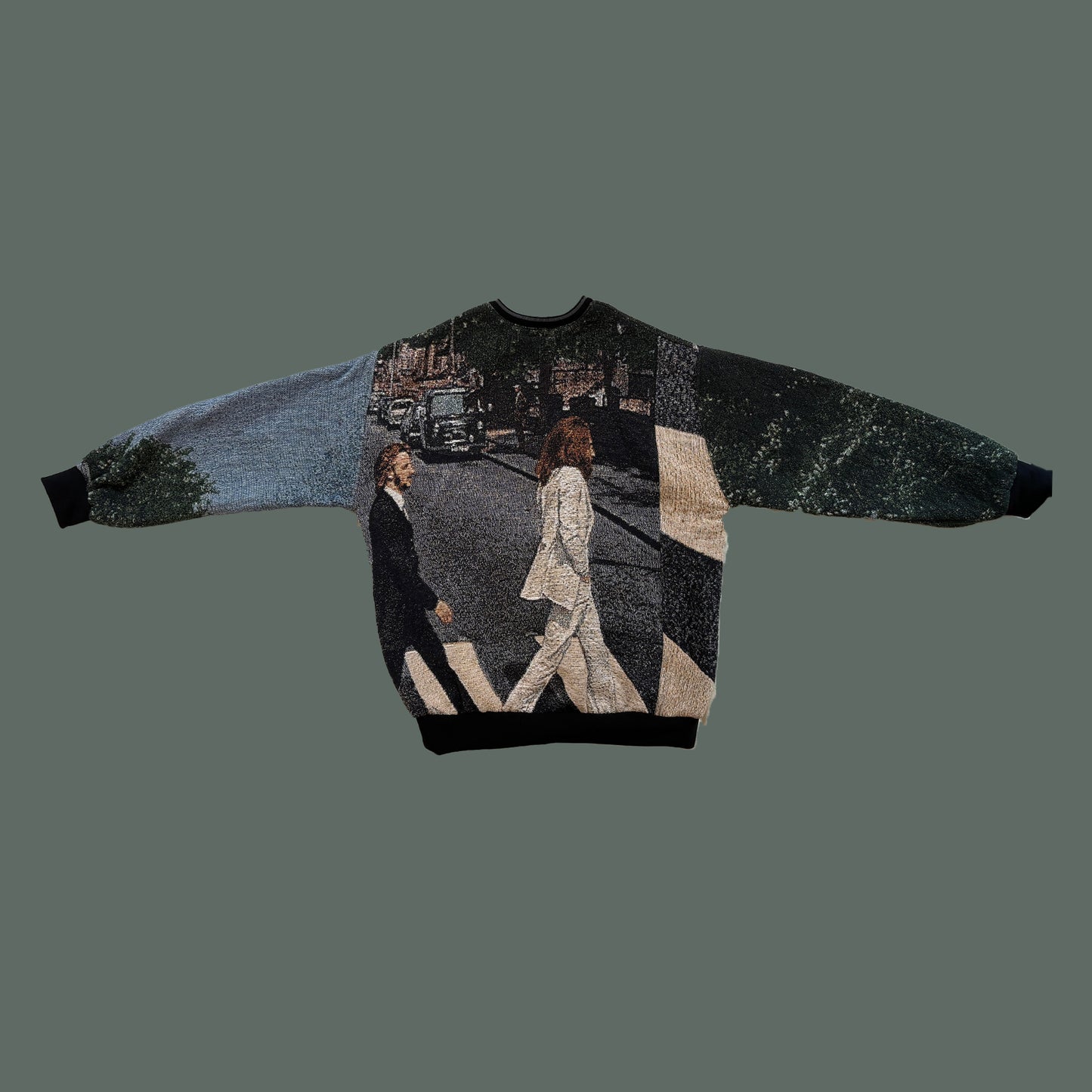 Abbey Road Tapestry Sweatshirt SIZE LARGE