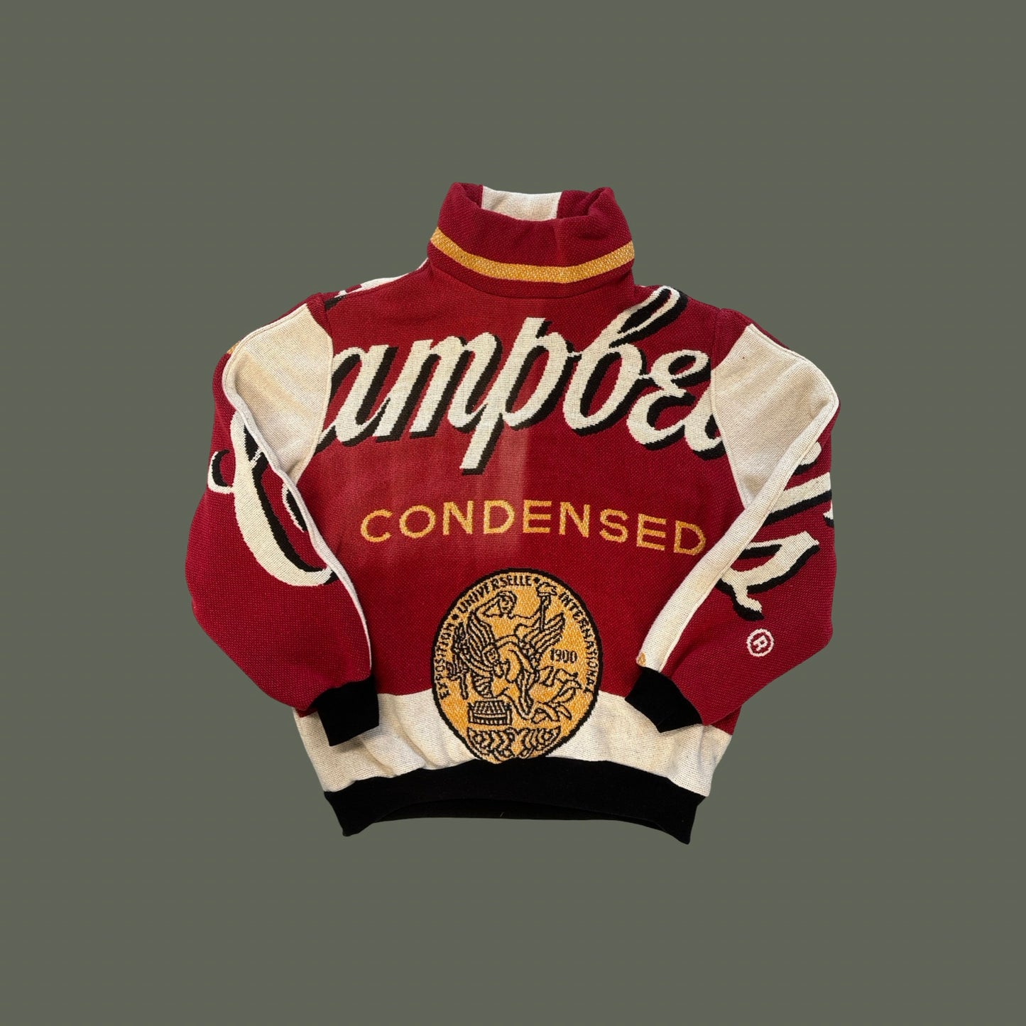 Campbell's Soup Tapestry Sweatshirt SIZE M