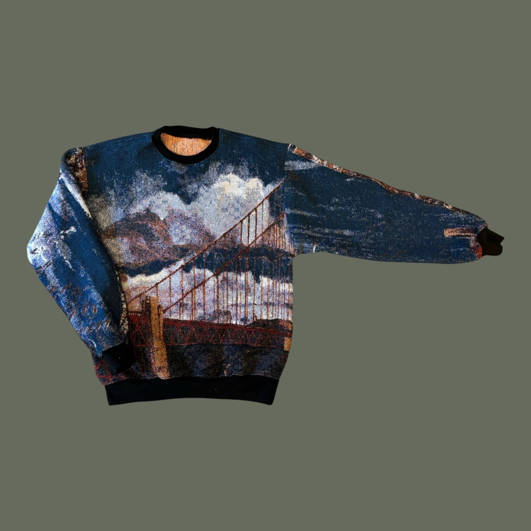 Bridge Tapestry Sweatshirt Size M/L