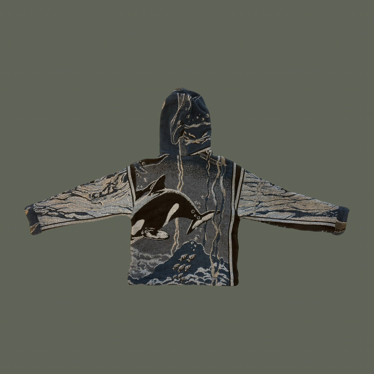 Orca Tapestry Sweatshirt SIZE S