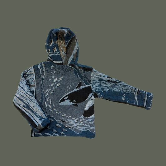 Orca Tapestry Sweatshirt SIZE S