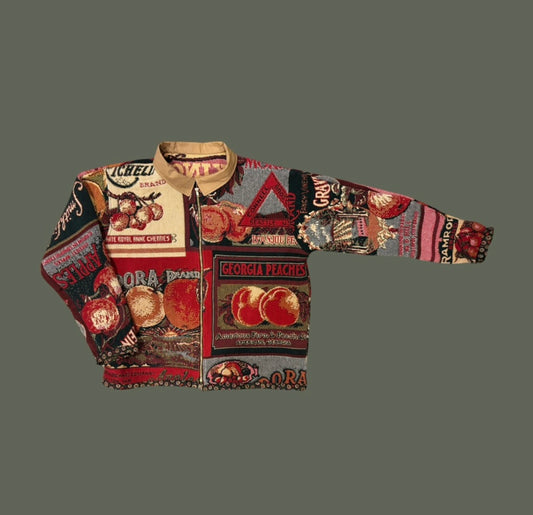 Fruit Tapestry Jacket Size L