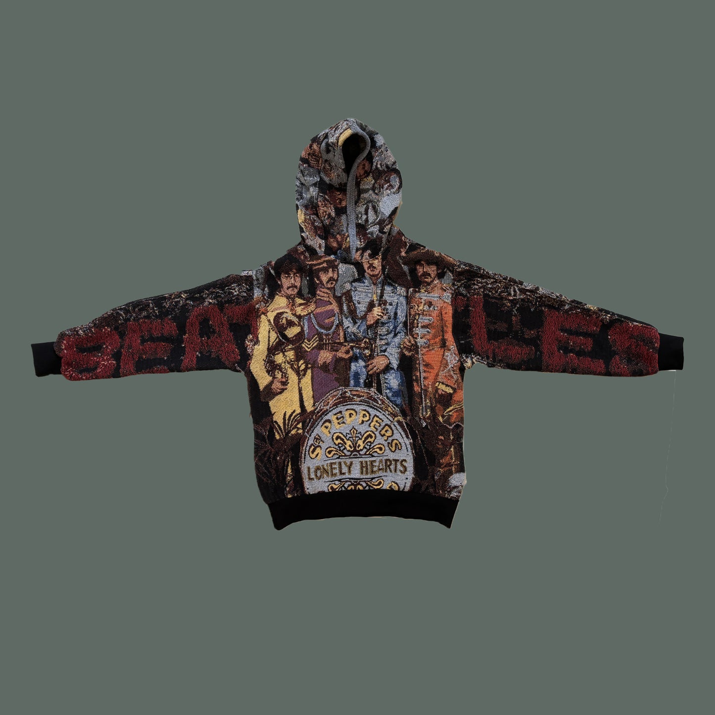 Sgt. Peppers Lonely Hearts Club Tapestry Hoodie SIZE M/L