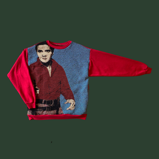 Elvis X Red Crewneck SIZE M