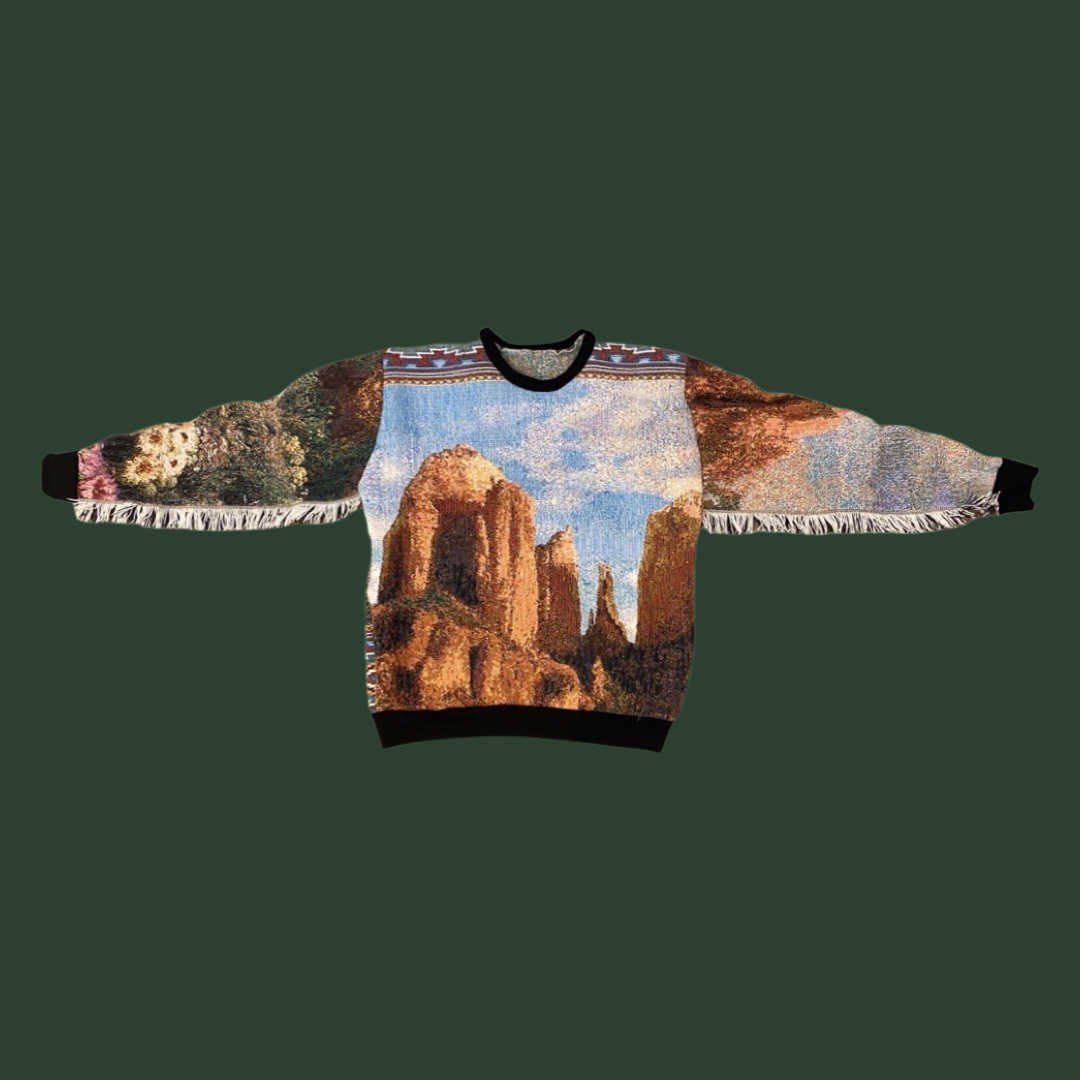 Arizona Tapestry Sweatshirt SIZE MEDIUM *SEE DESCRIPTION*