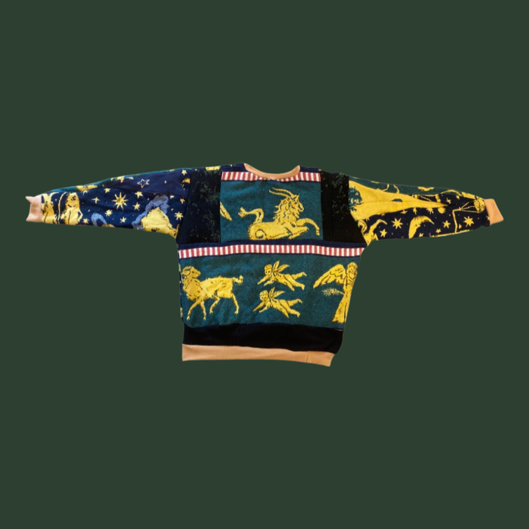Astrology Tapestry Sweatshirt (no fringe) SIZE MEDIUM