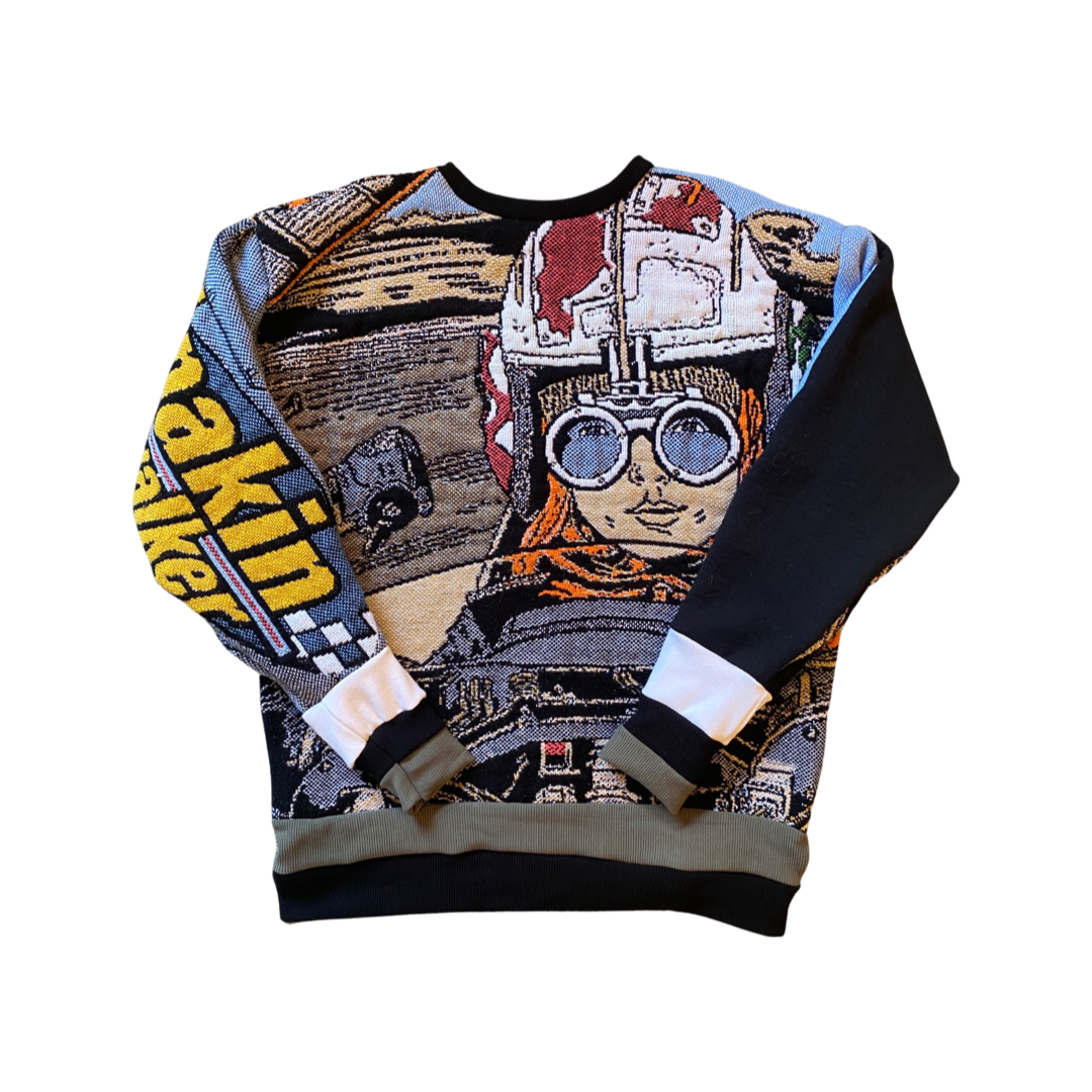 Star Wars Tapestry Sweatshirt SIZE M/L (no fringe)