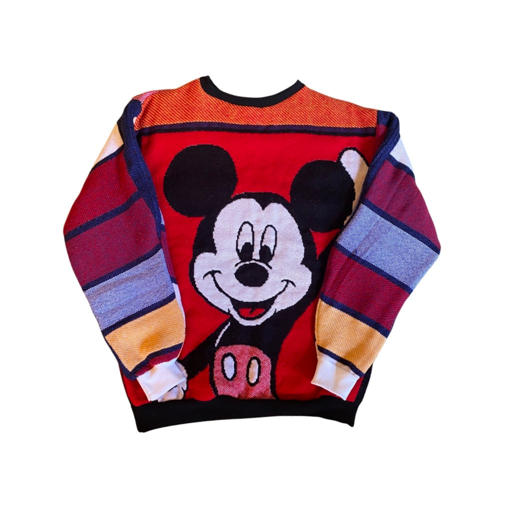 Mickey and Minnie Tapestry Sweatshirt SIZE MEDIUM (no fringe)