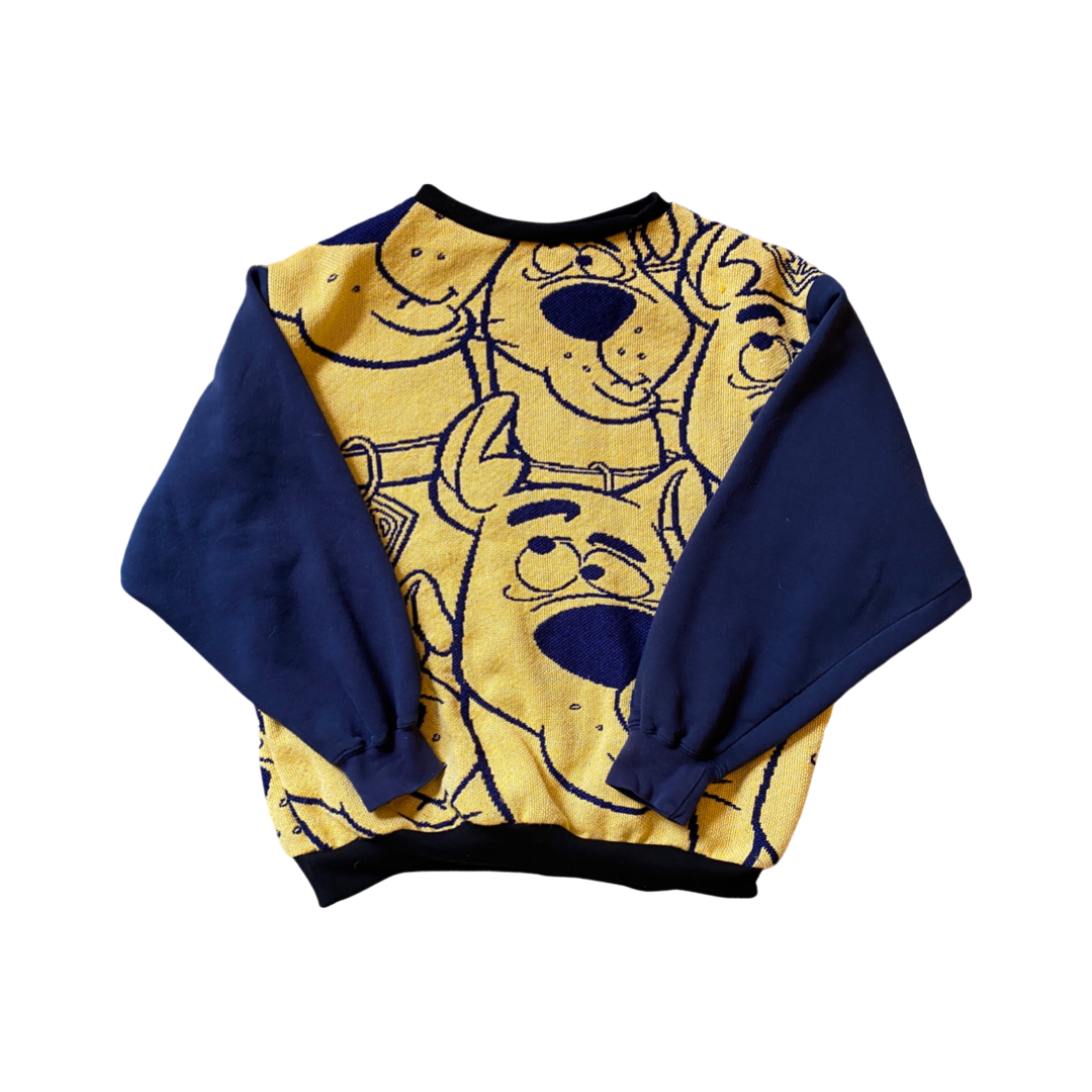 Scooby Tapestry Sweatshirt SIZE MEDIUM (no fringe)