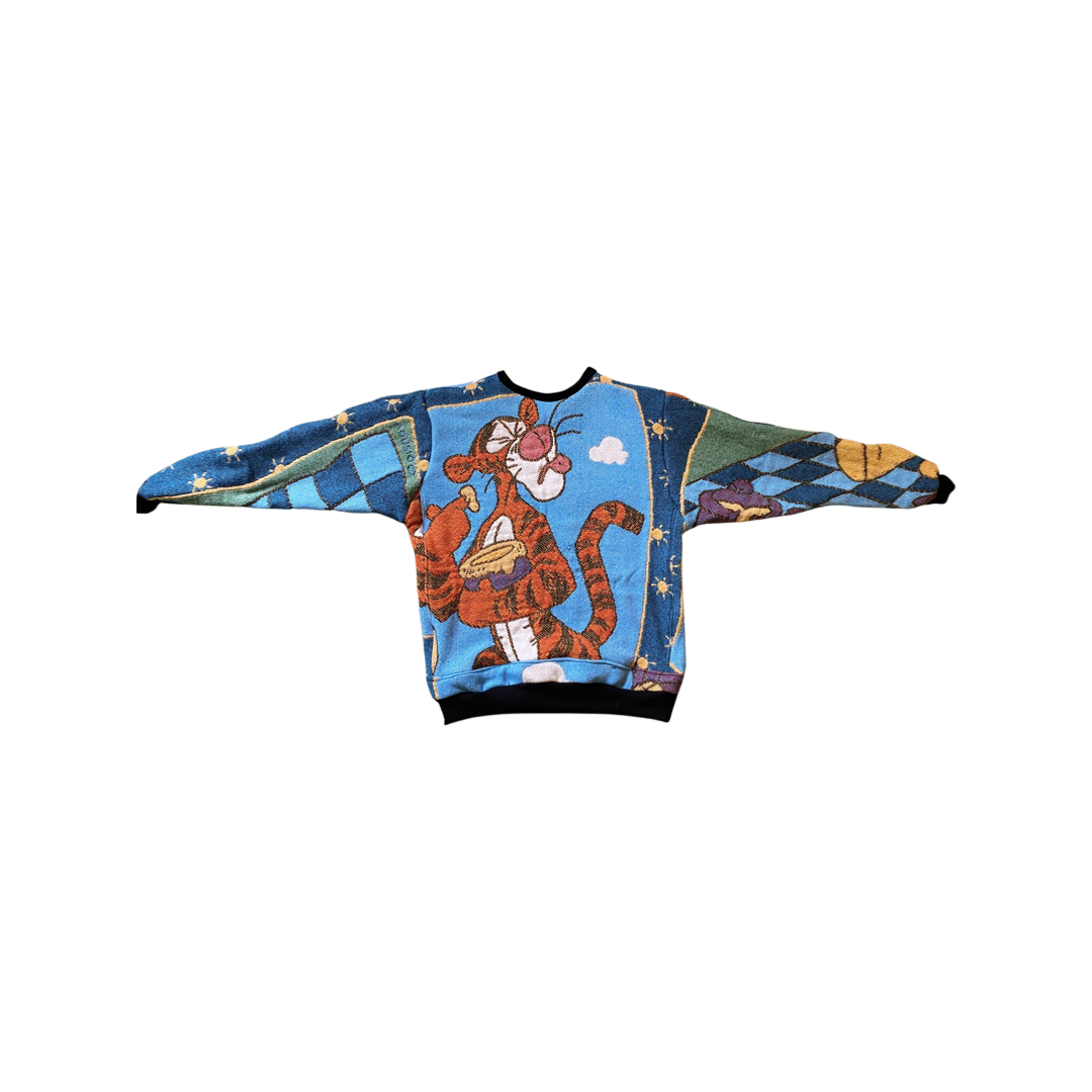 Winnie the Pooh Tapestry Sweatshirt SIZE M-L (no fringe)