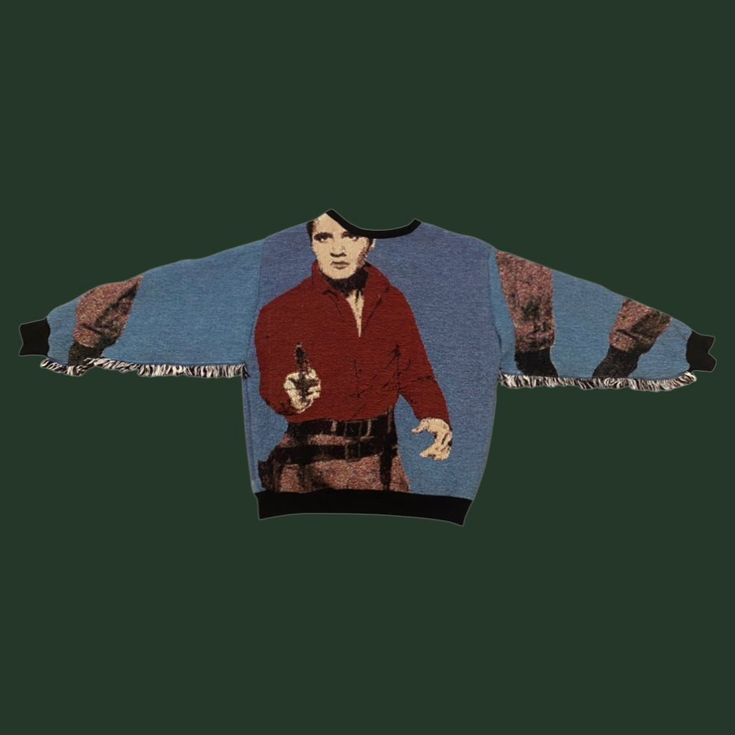 Elvis Tapestry Sweatshirt SIZE L