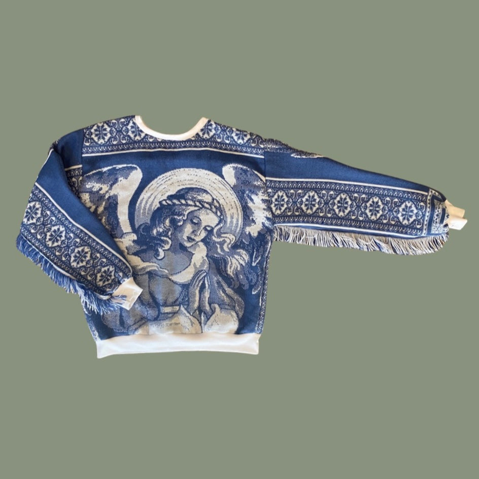 Angel Tapestry Sweatshirt SIZE MEDIUM